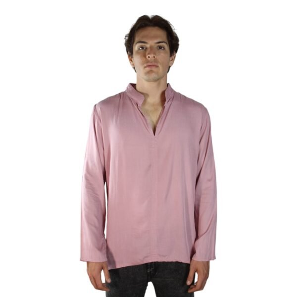 Camisa Lino Manga Larga hombre - Imagen 2